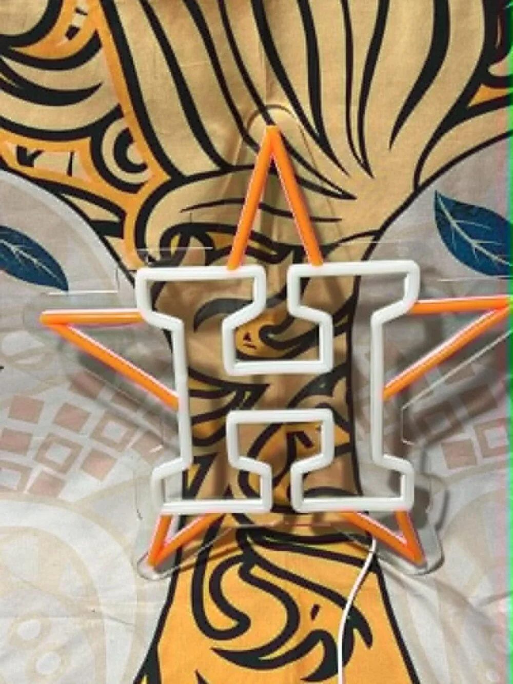 Houston Astros Neon LED Sign • New in Box • MLB Fan Light